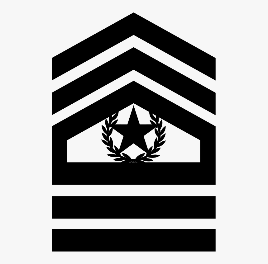 Army Jrotc Cadet Command Sergeant Major - Cadet Sergeant Major Rank, HD Png Download, Free Download