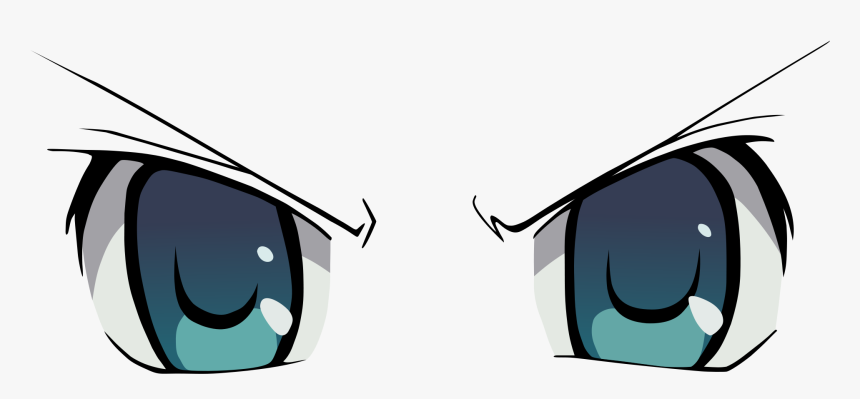 Transparent Anime Eyes Png Transparent - Transparent Angry Eyes Png, Png Download, Free Download