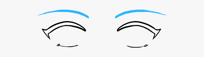 How To Draw Anime Eyes, HD Png Download, Free Download