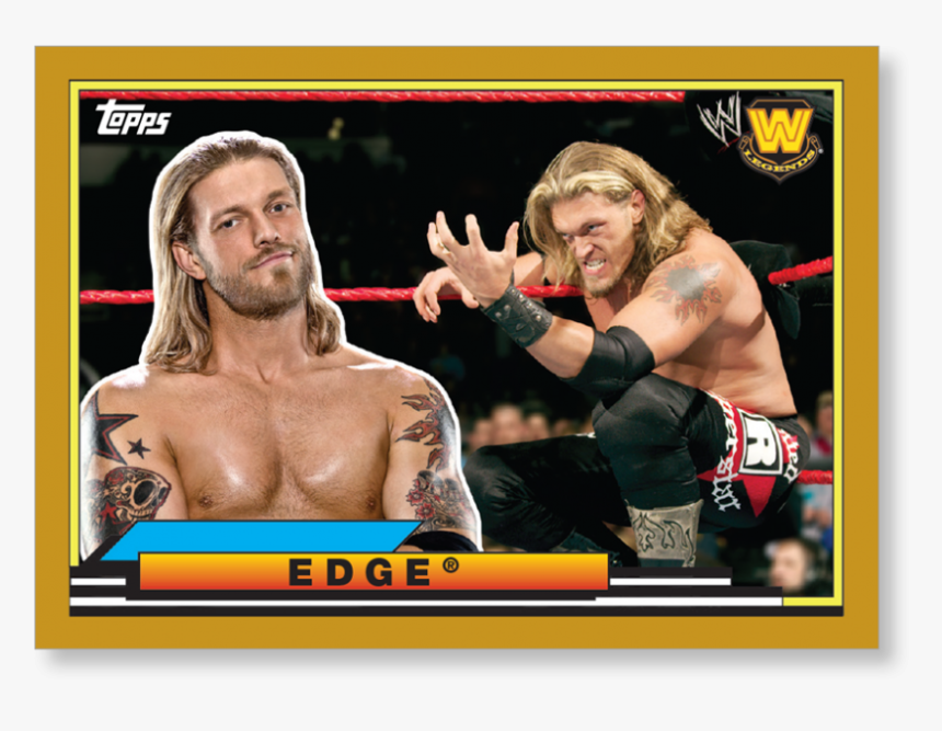 2018 Topps Wwe Heritage Edge - Wwe Edge, HD Png Download, Free Download