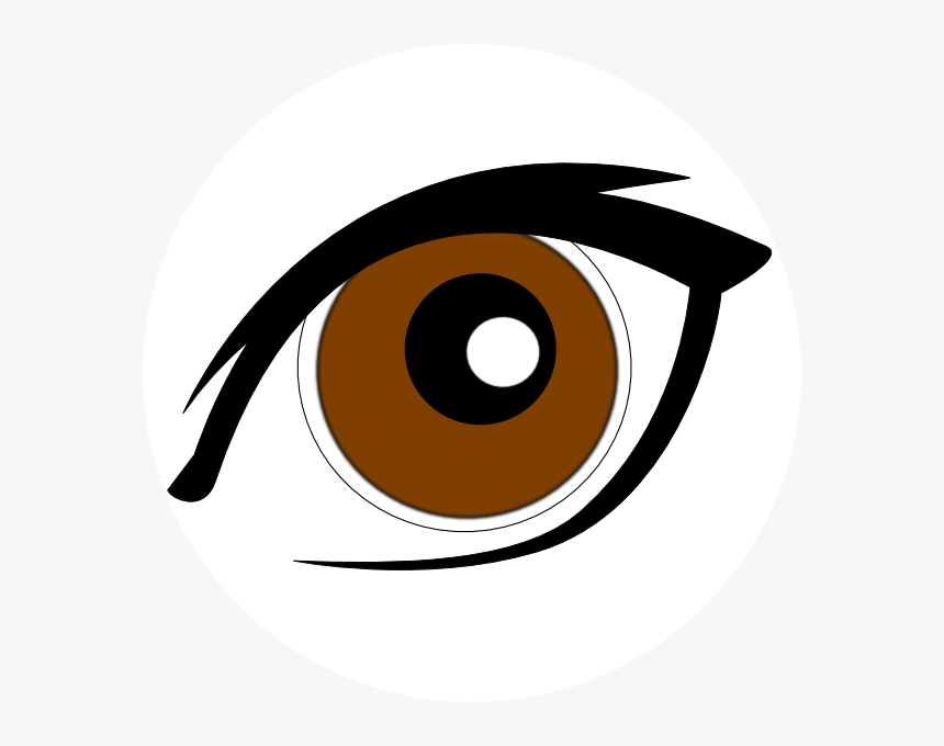 Human Eye Eyebrow Clip Art - Brown Eye Clipart, HD Png Download, Free Download