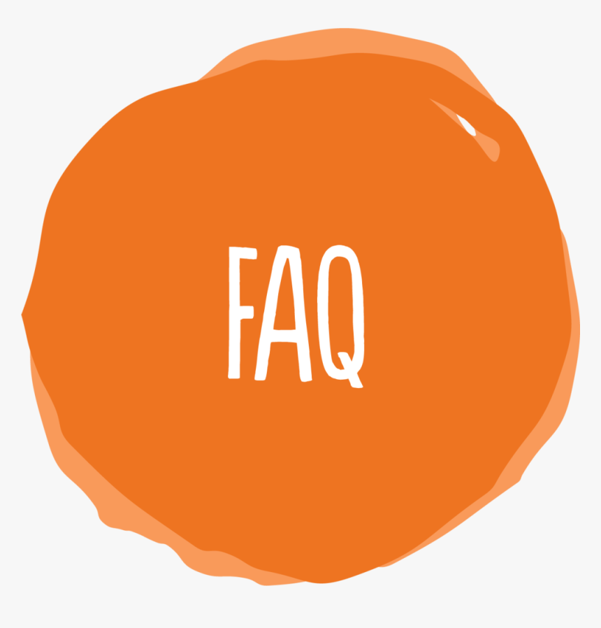 Faq-orange - Circle, HD Png Download, Free Download