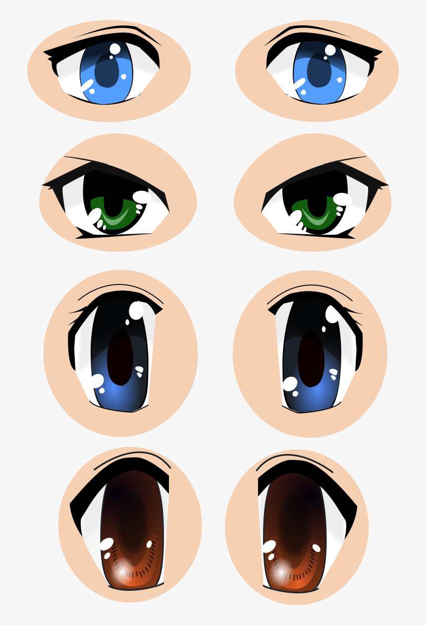 Eye Anime Png Vector, Transparent Png, Free Download
