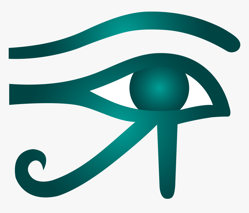 Eye Of Horus Teal Clip Art, HD Png Download, Free Download