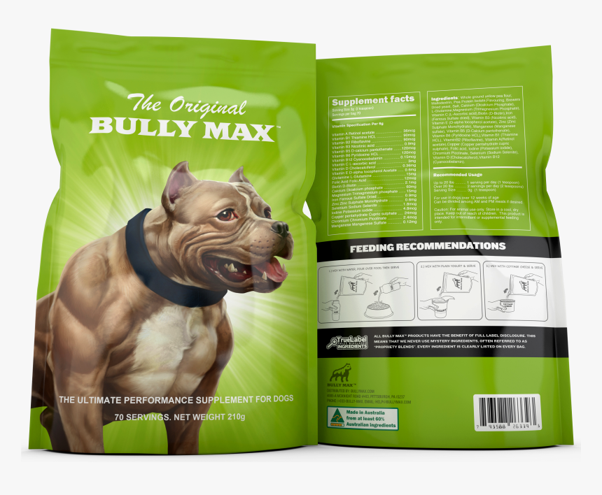 Maximum Bully Dog Food Size, HD Png Download, Free Download