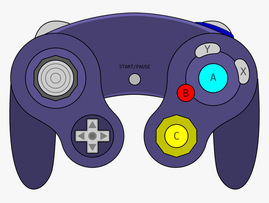 Controller Joystick Free Collection Download And Share - Gamecube Controller Old, HD Png Download, Free Download