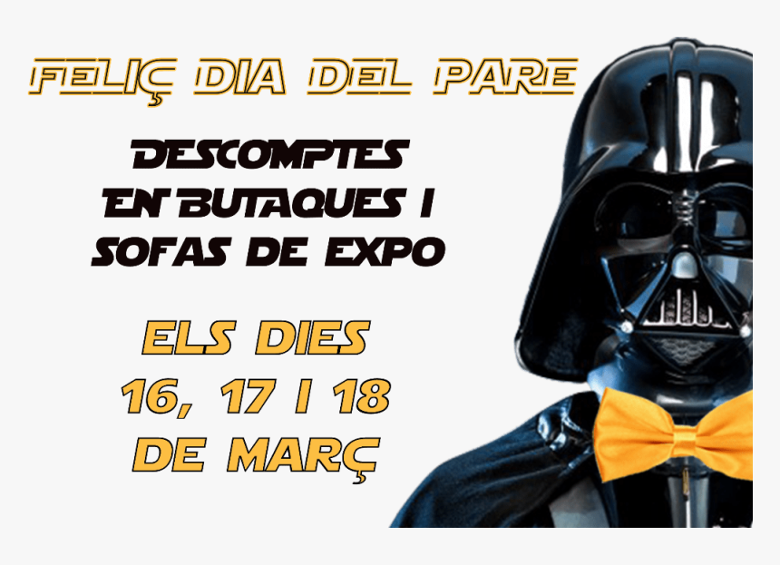Oferta Especial Del Día Del Pare - Darth Vader, HD Png Download, Free Download
