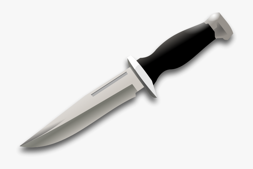 Knife Clip Art Image - Hunting Knife Transparent Background, HD Png Download, Free Download
