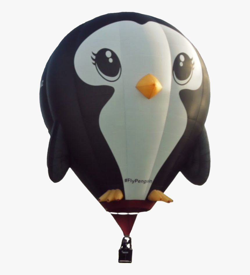 Clip Art Balloonfestival Com Penguins - Fly Penguin Hot Air Balloons, HD Png Download, Free Download