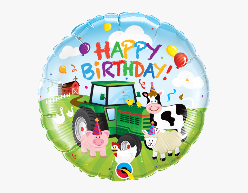 Happy Birthday Barnyard - Happy Birthday John Tractor, HD Png Download, Free Download