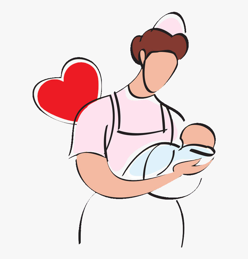 Infant Nursing Breastfeeding Stock Photography Clip - Bebe Y Enfermera, HD Png Download, Free Download