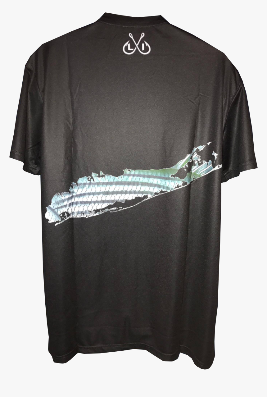 Image Of Long Island Striper Short Sleeve Black - Active Shirt, HD Png Download, Free Download