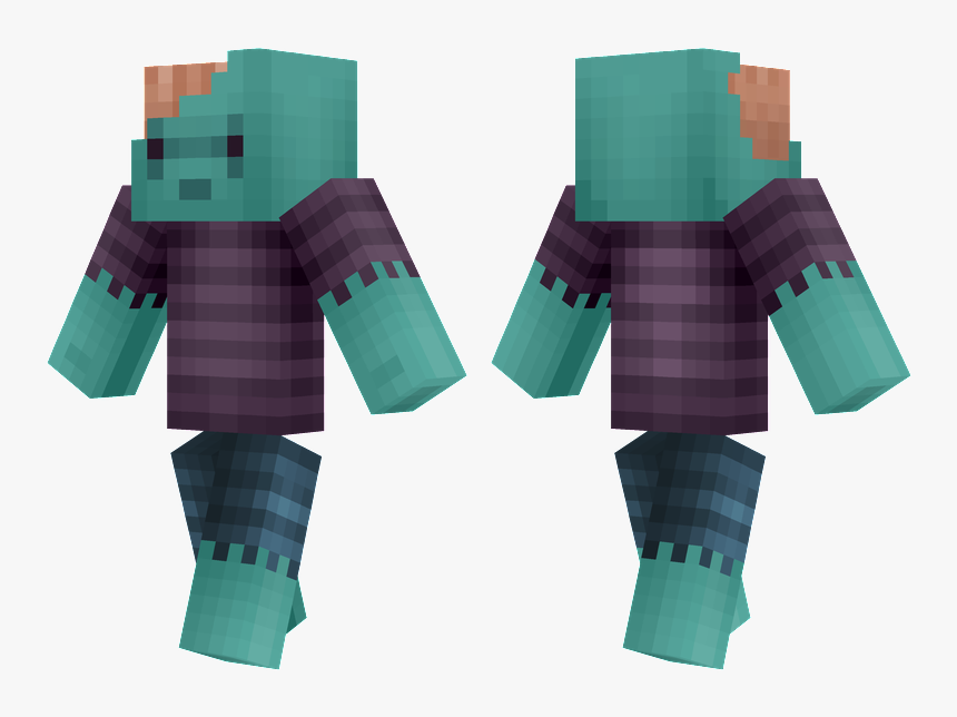 Minecraft Dark Steve Skin, HD Png Download, Free Download