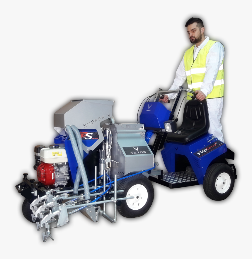 Automatic Line Striper Seat Self Propelled Vezos - House Painting Machine, HD Png Download, Free Download
