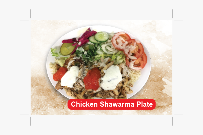 Chicken Shawarma Plate - Taco, HD Png Download, Free Download