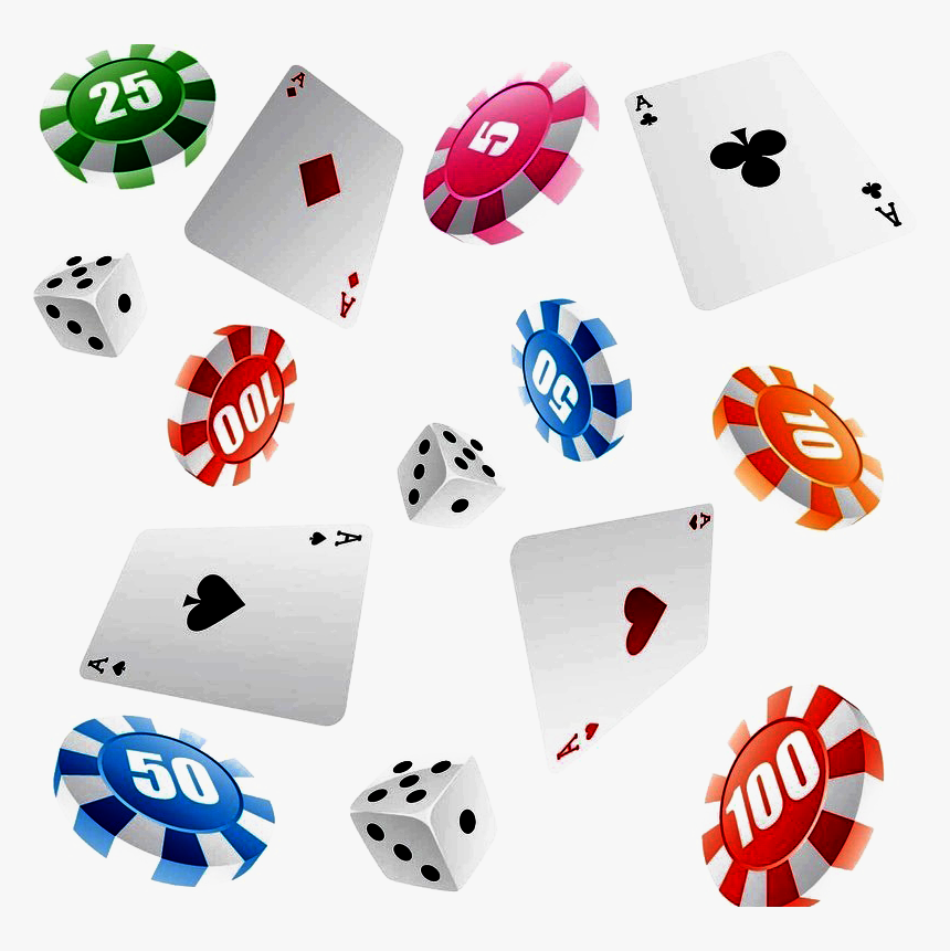 Transparent Dice Icon Png - Poker Card And Token Chip, Png Download, Free Download