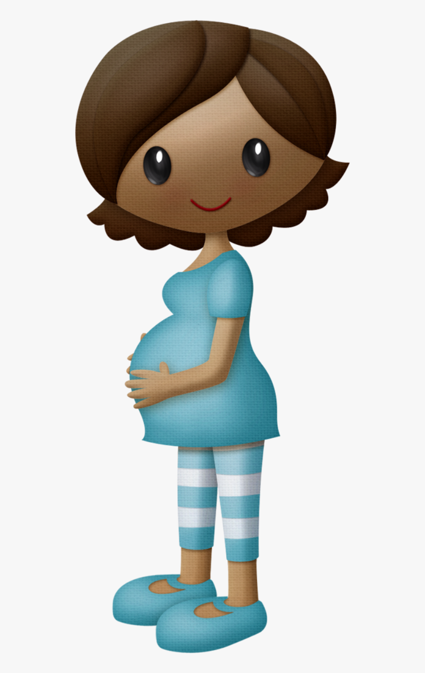 Mujer Embarazada Animada Gif Clipart , Png Download - Pregnant Clipart Gif, Transparent Png, Free Download