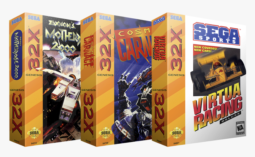 Set - Sega 32x Box 3d, HD Png Download, Free Download