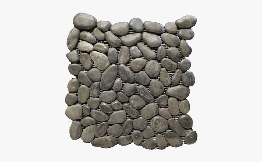 Bali Black Cobblestone Mosaic - Pebble, HD Png Download, Free Download