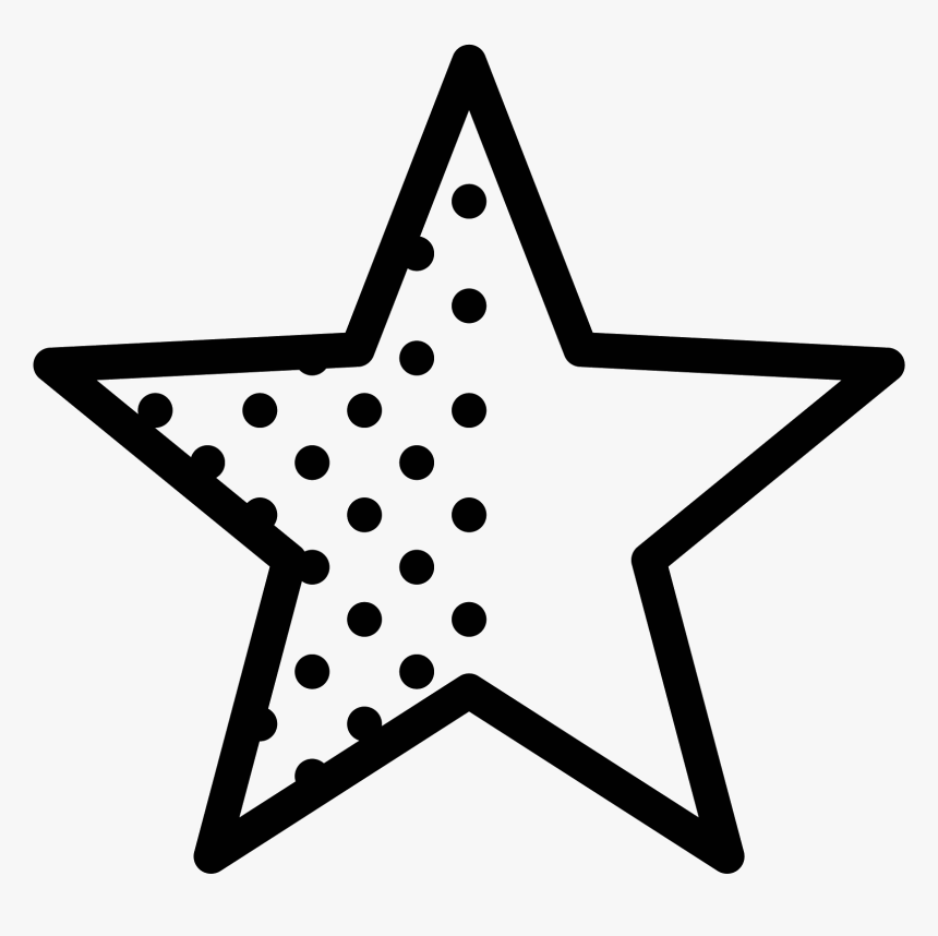 Png Black And White Download Medio Vac A Icono - Vector White Star Png, Transparent Png, Free Download