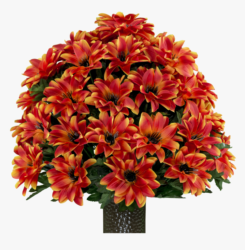 Clip Art Two Tone And Yellow - Red And Yellow Dahlia Bouquet, HD Png Download, Free Download