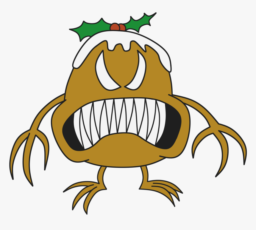 Creepychristmaspudding - Cartoon, HD Png Download, Free Download