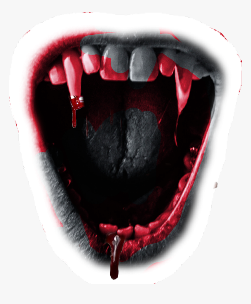 #halloween #horror #creepy #scary #vampire #blood #fangs - Png Horror, Transparent Png, Free Download