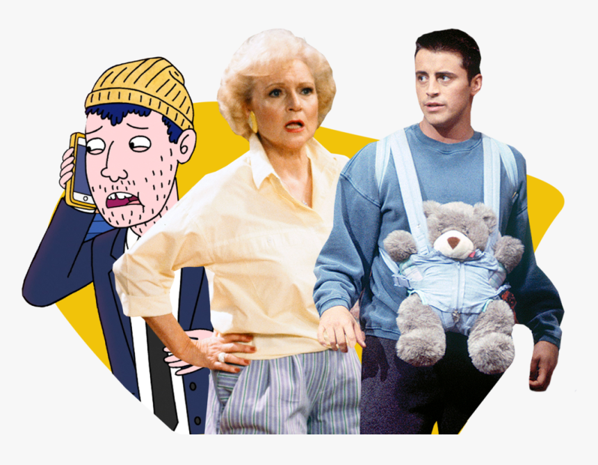 Todd Chavez Rose Nylund Joey Tribbiani - Teddy Bear, HD Png Download, Free Download