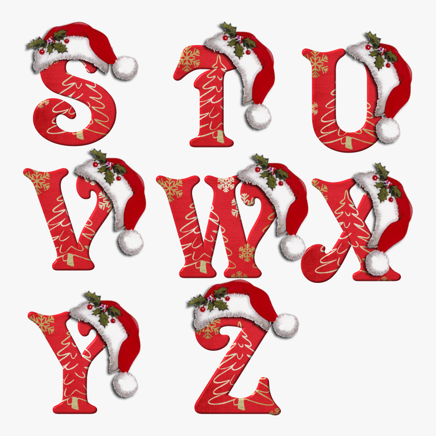 Letras Con Diseño De Navidad, HD Png Download, Free Download