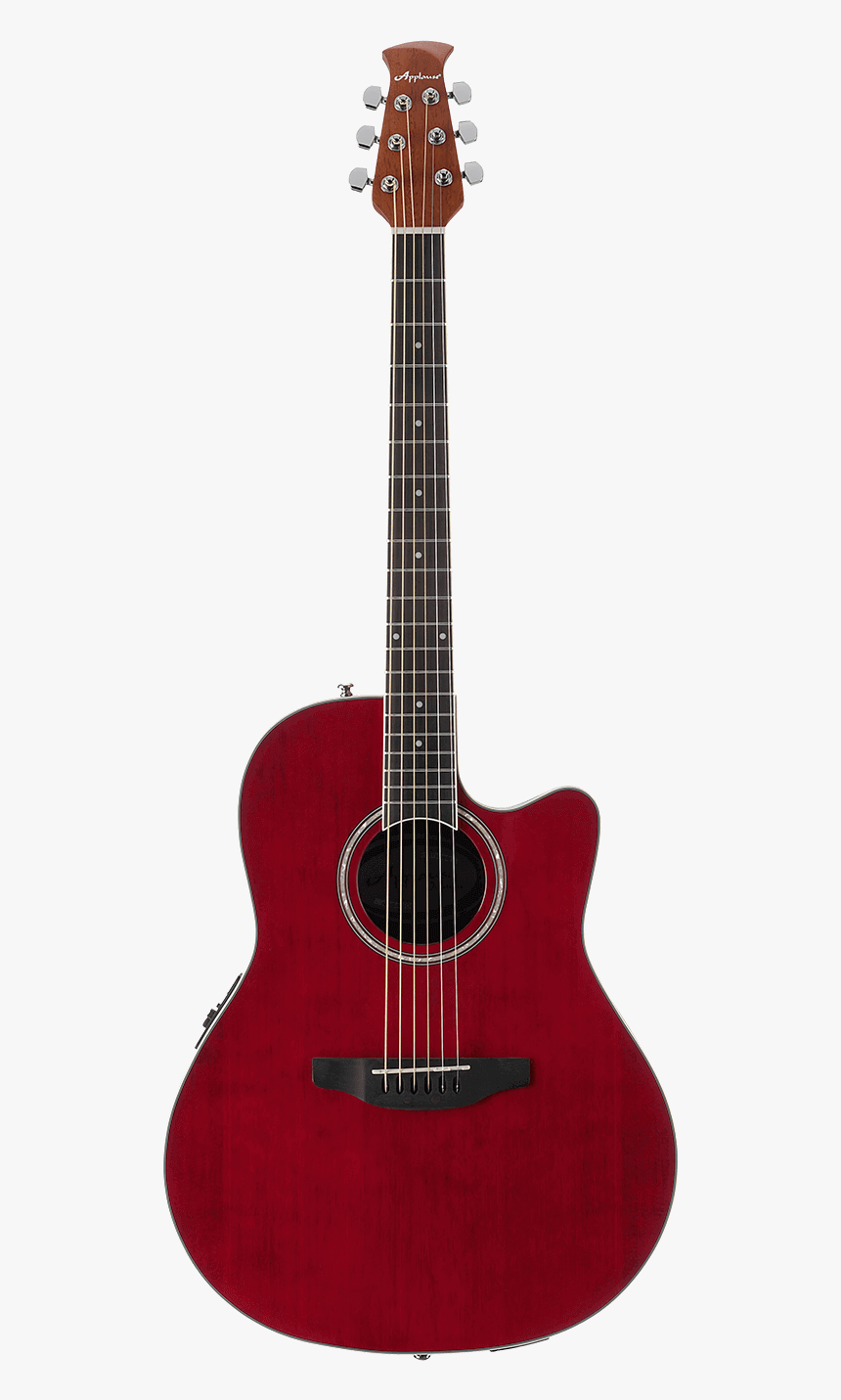 Ab24ii-rr - Applause Standard - Ruby Red - Front - Gretsch Electro Acoustic Guitars, HD Png Download, Free Download