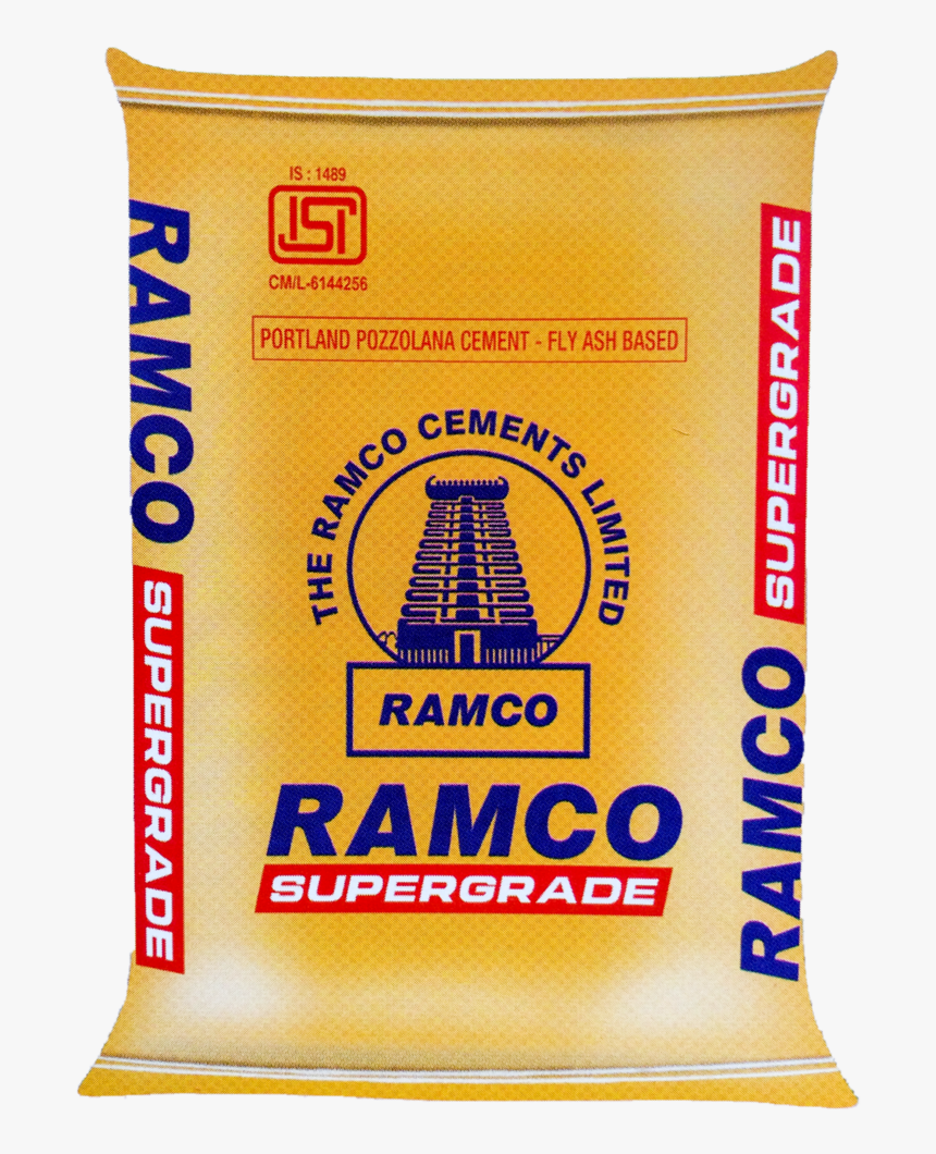 Ramco Cement Bag Png, Transparent Png, Free Download