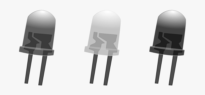 Tres Leds De Colores En Gama De Grises - Chair, HD Png Download, Free Download