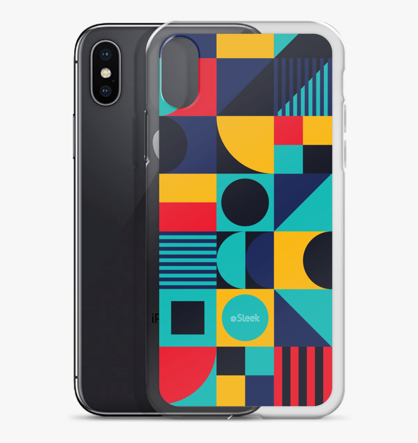 Iphone Case Geometric Blue - Mobile Phone Case, HD Png Download, Free Download