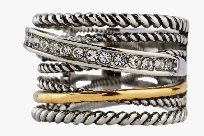 Anillos Grandes Plata Y Oro, HD Png Download, Free Download