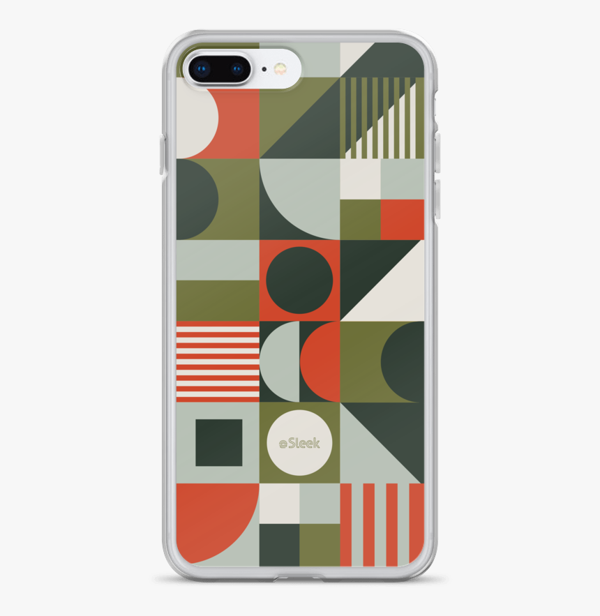 Iphone Case Geometric Green - Mobile Phone Case, HD Png Download, Free Download