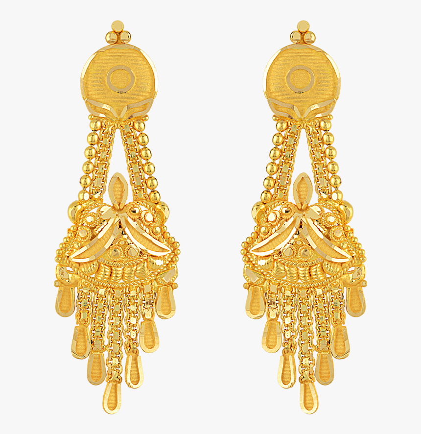 Gold Earring Png - Ear Ring Gold Png, Transparent Png, Free Download