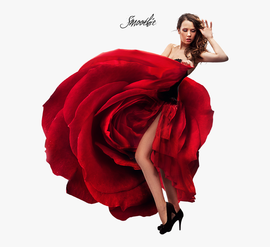 Thumb Image - Fashion Rose Dress, HD Png Download, Free Download