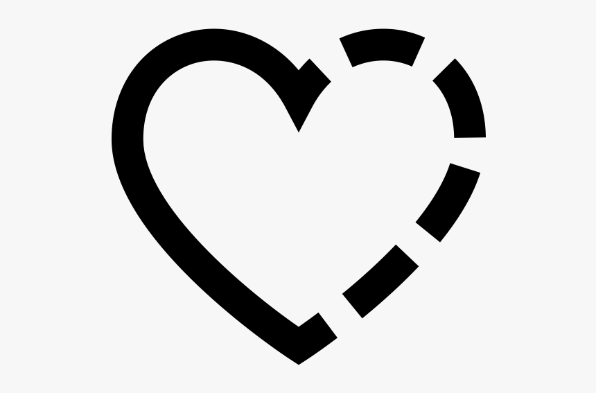 "
 Class="lazyload Lazyload Mirage Cloudzoom Featured - Heart Icon Half Png, Transparent Png, Free Download