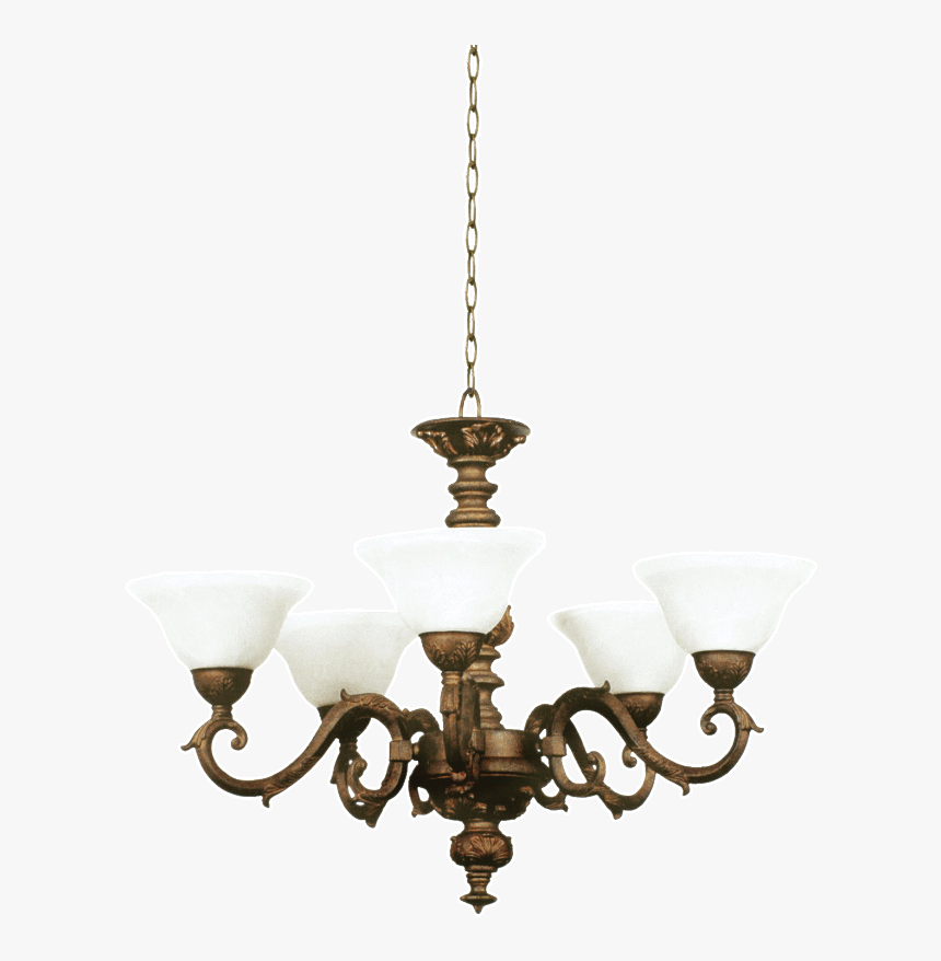 Ch2027/5 Old Gold - Chandelier, HD Png Download, Free Download