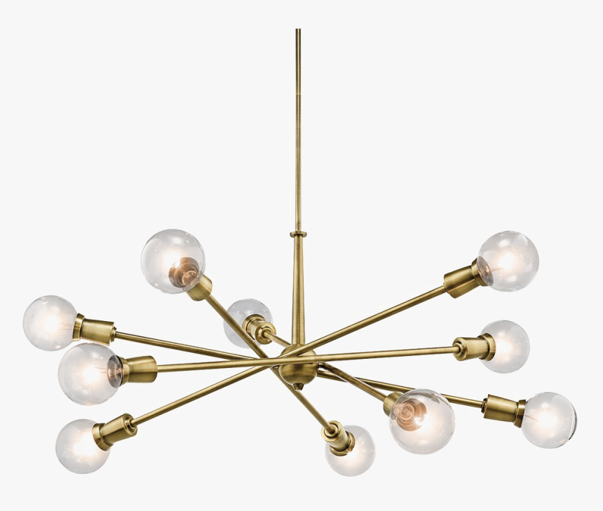 Transparent Gold Chandelier Png, Png Download, Free Download