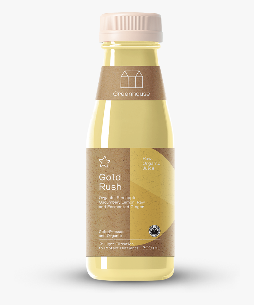 Greenhouse 300ml Goldrush Productshot Orgcert - Greenhouse Juice Spicy Lemonade, HD Png Download, Free Download