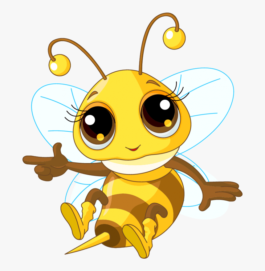 Lady Bumble Bee Cartoon Clipart , Png Download - Angry Bee Cartoon, Transparent Png, Free Download