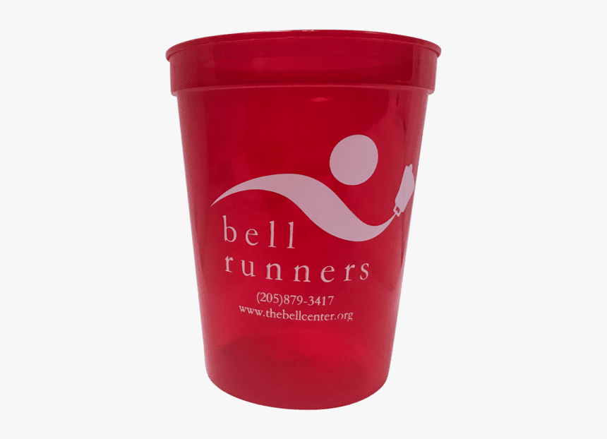 Red Translucent Stadium Cup With White Custom Printing - Abeer Nehme, HD Png Download, Free Download