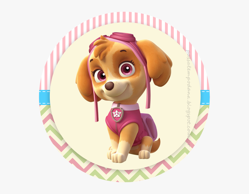 Toppers O Etiquetas De Paw Patrol Para Niñas Para Imprimir - Paw Patrol Characters Png, Transparent Png, Free Download