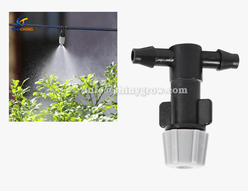 There Is A Black Sprinkler Head - Sprinkler Watering System Greenhouse, HD Png Download, Free Download