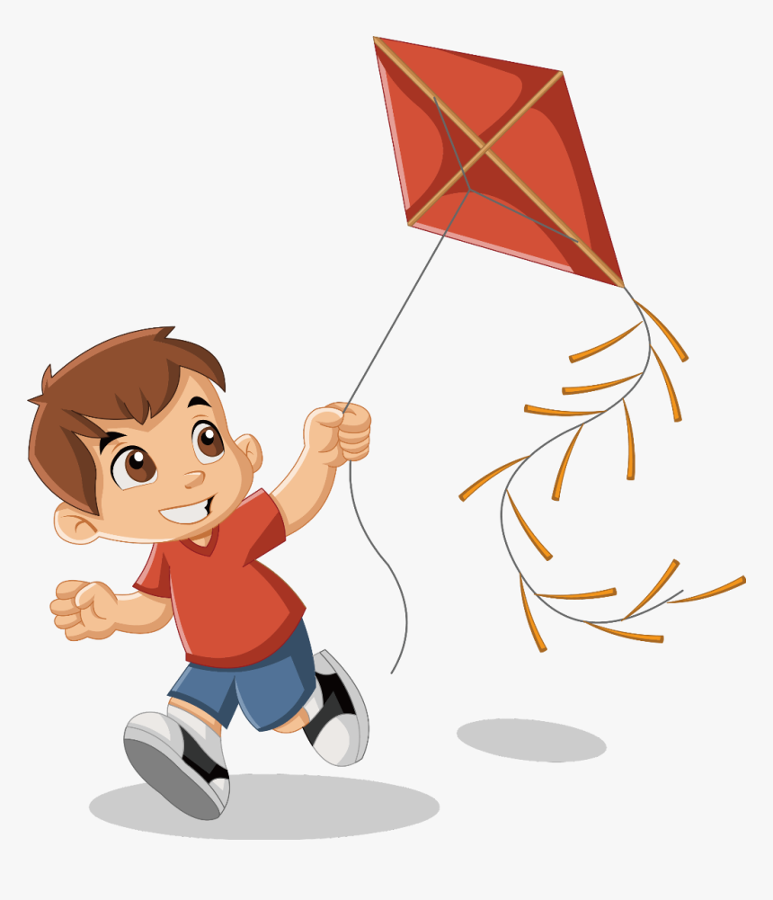 #menino #pipa - Fly A Kite Clipart, HD Png Download, Free Download