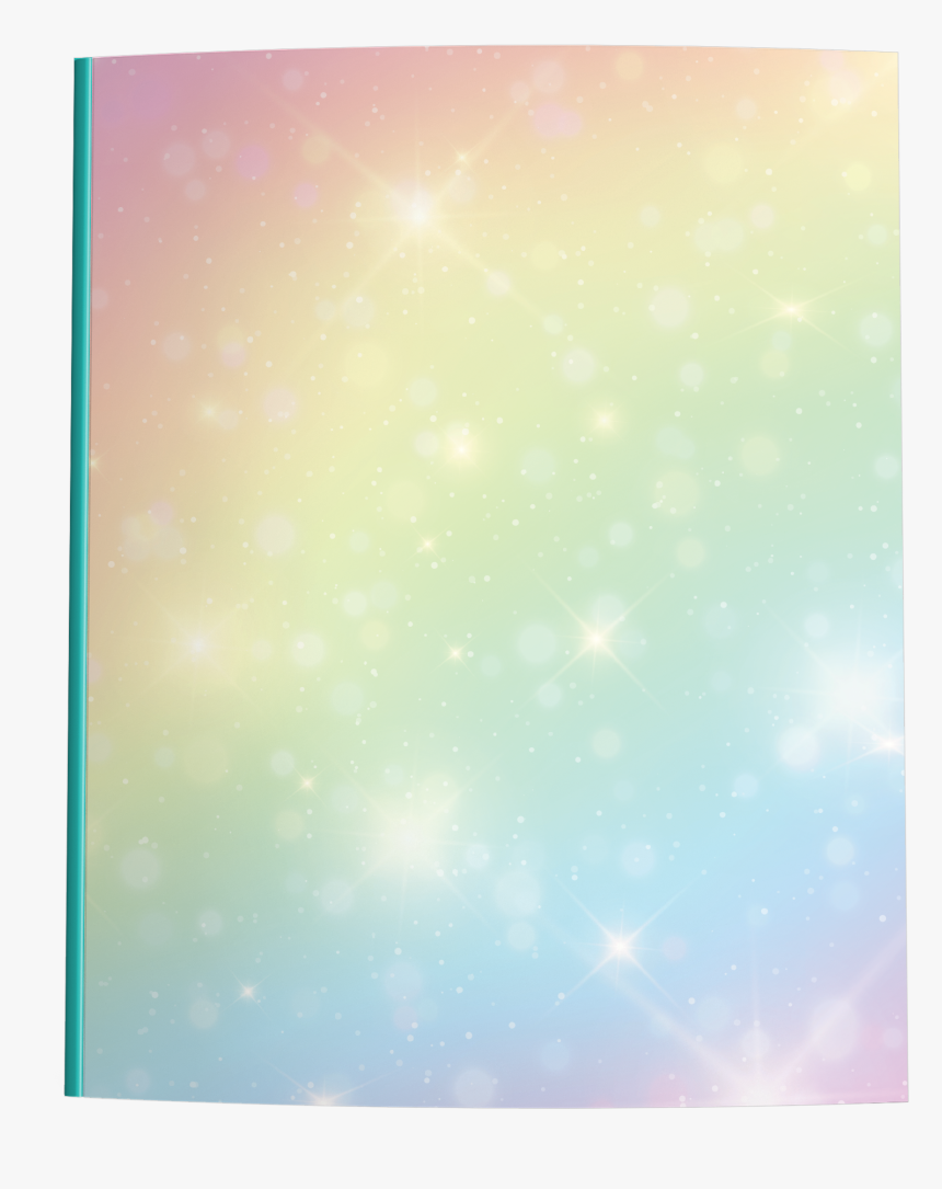 Pastel Rainbow Gradient Composition Notebook - Display Device, HD Png Download, Free Download