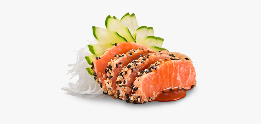 Sashimi Salmão Maçaricado - California Roll, HD Png Download, Free Download