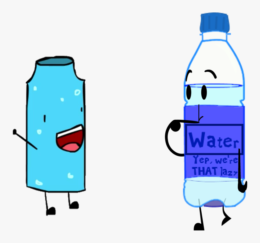 Drawing Bottles Bottled Water, HD Png Download, Free Download
