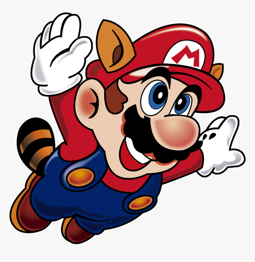 Mario Bross - Super Mario Raccoon Suit, HD Png Download, Free Download